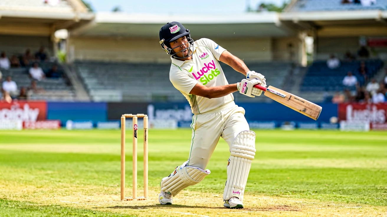 ခရစ်ကက် batsman ရိုက်နေသည့် လှုပ်ရှားမှု ပုံ