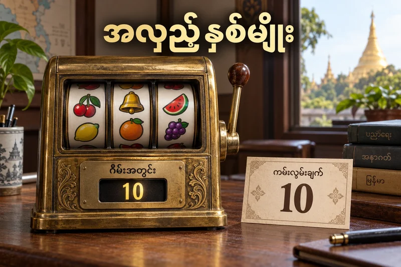 စလော့စက်ပေါ်ရှိ အလှည့်10နှင့် ကမ်းလှမ်းချက်ကတ်၏ အလှည့်10
